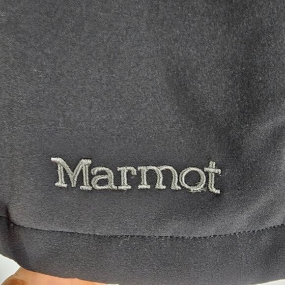 Marmot Black Altitude Softshell Jacket S Full Zip Fleece Lined Gorpcore Outdoor - Picture 5 of 14